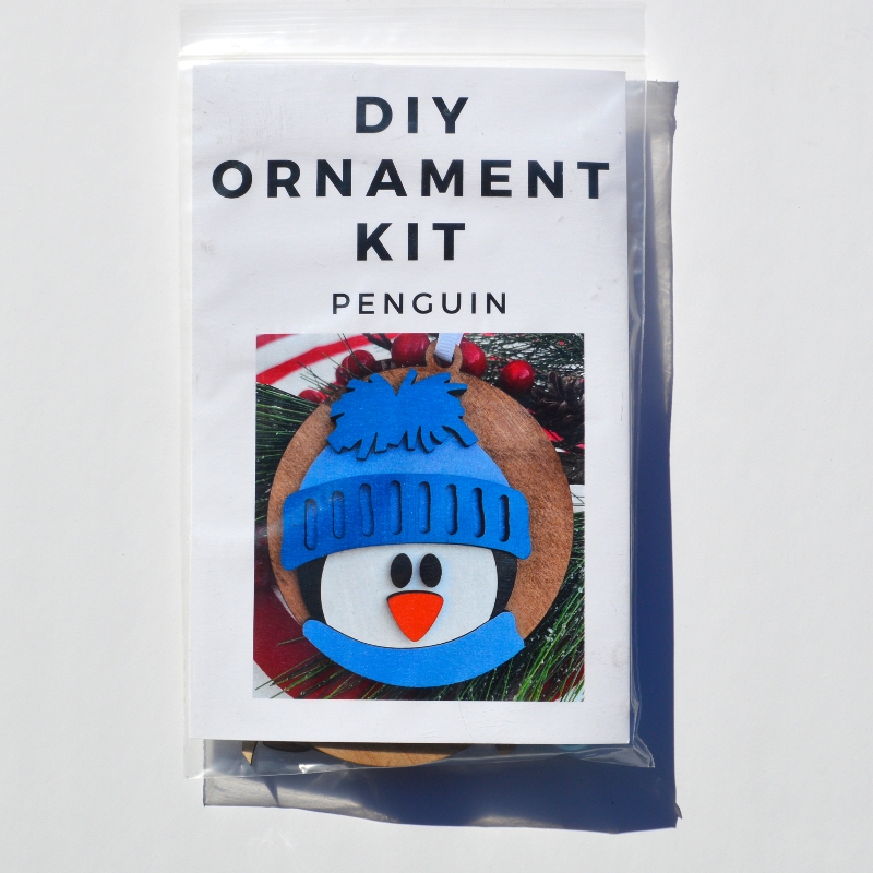 DIY Penguin Christmas Ornaments